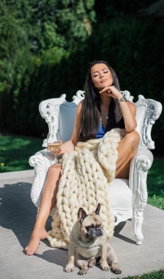 Κουβέρτα Μερινό  Εκρού