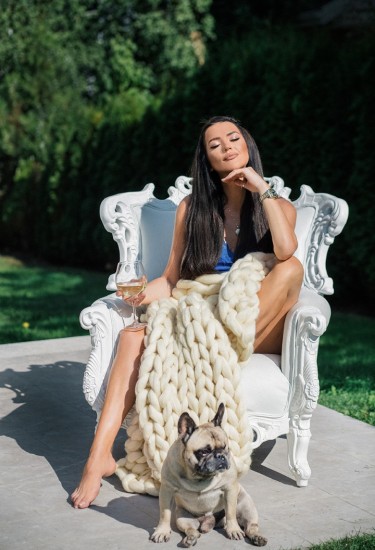 Κουβέρτα Μερινό  Εκρού