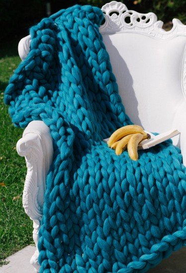 Κουβέρτα Μερινό  Τυρκουάζ