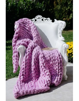 Κουβέρτα Μερινό Μωβ  