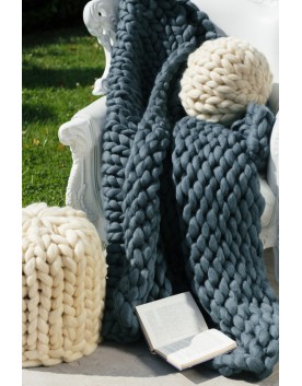 Κουβέρτα Μερινό  Γκρί