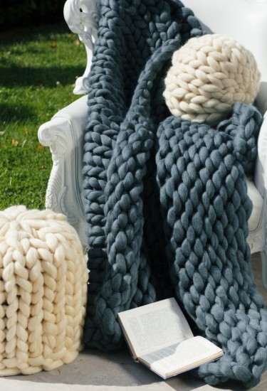 Κουβέρτα Μερινό  Γκρί