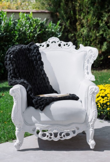 Κουβέρτα Μερινό Μαύρη