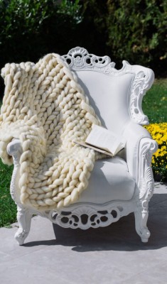 Κουβέρτα Μερινό  Εκρού