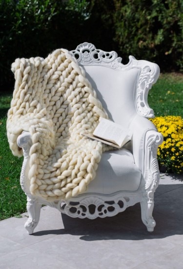 Κουβέρτα Μερινό  Εκρού