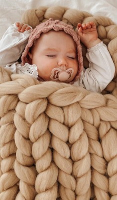 Βρεφικός Μερινό Σάκος "Καπουτσίνο"