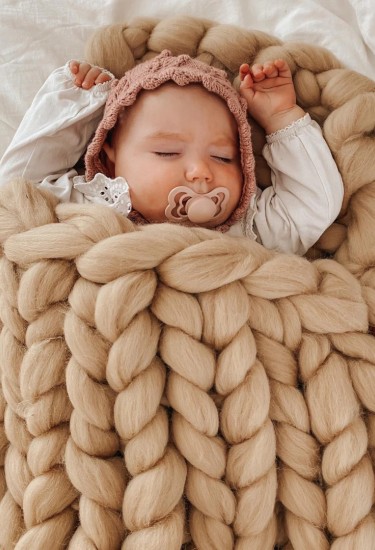 Βρεφικός Μερινό Σάκος "Καπουτσίνο"