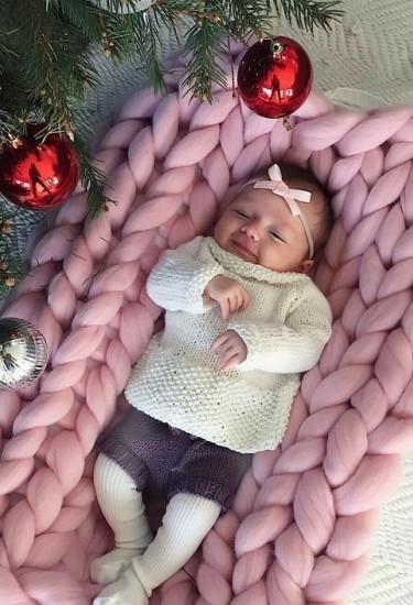 Βρεφική Μερινό Κουβέρτα 2