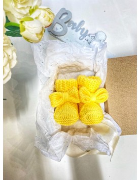 Βρεφικές παντόφλες "Yellow"